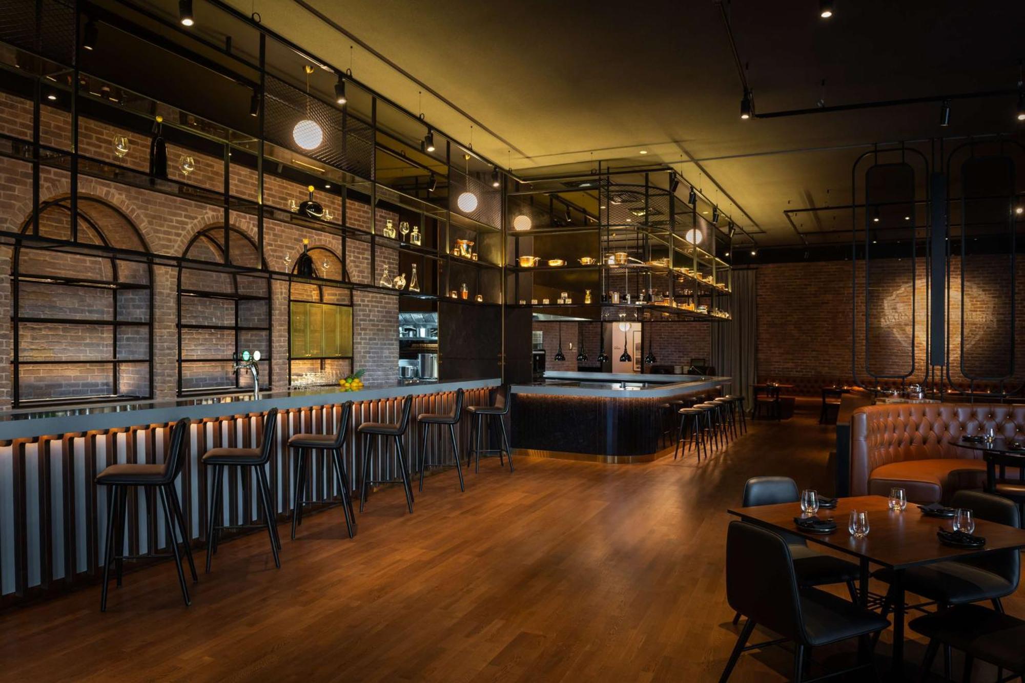 The Wb Abu Dhabi, Curio Collection By Hilton酒店 外观 照片 The interior of the restaurant